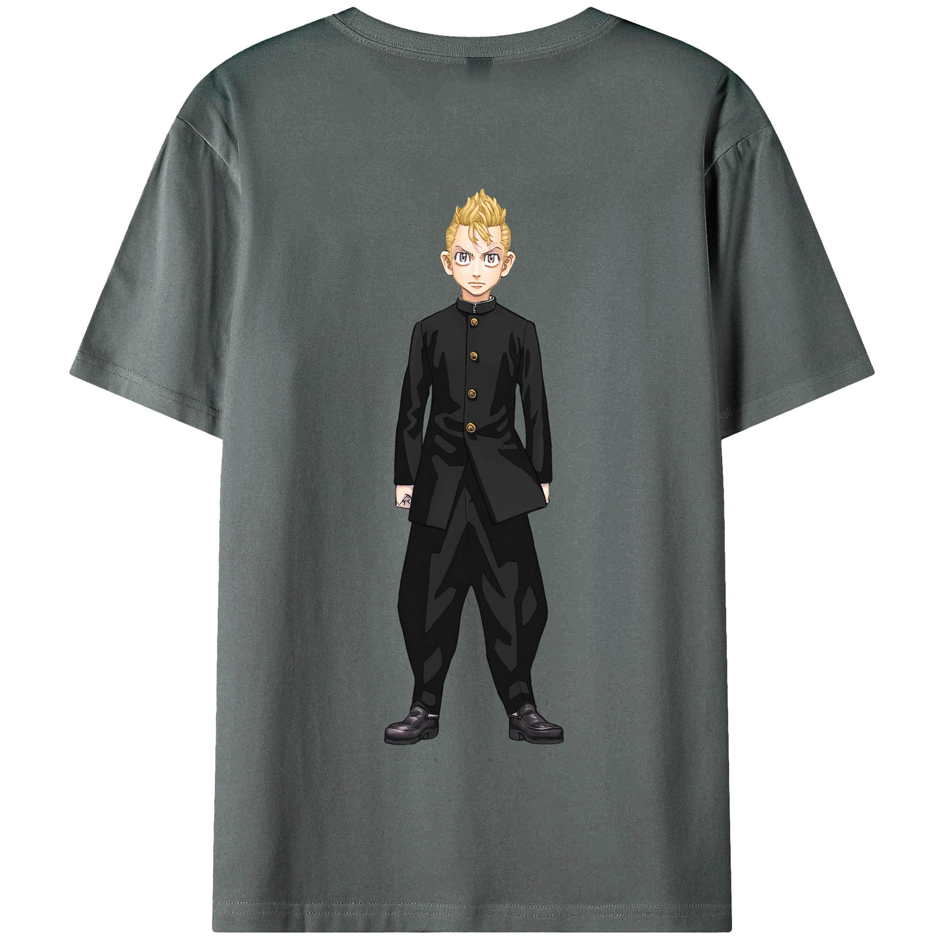 （画像用） 東京リベンジャーズ Tokyo Revengers 綿100％半袖Tシャツ（背面プリント）